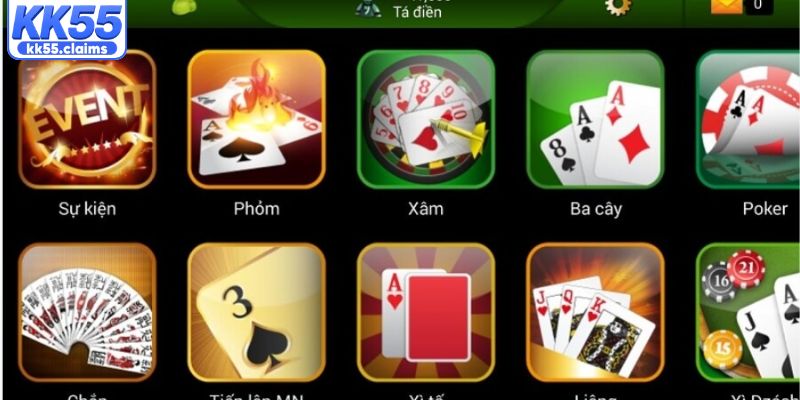 Giá trị cốt lõi tạo nên sảnh game bài KK55