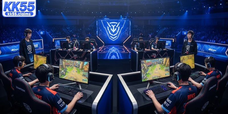 Sảnh Esports đầy kịch tính hấp dẫn